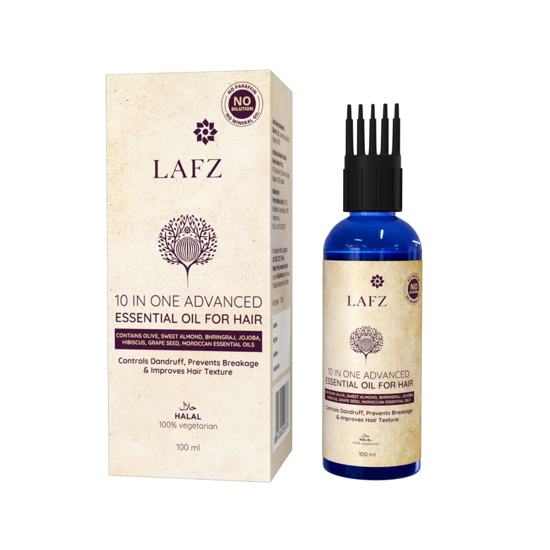Lafz 10 in 1 Advanced Essential Oil – for Hair